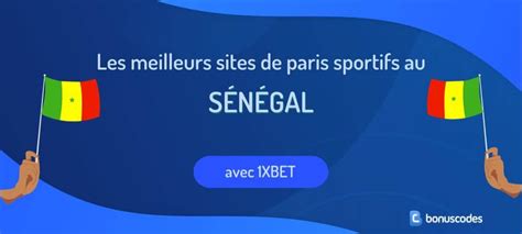 Meilleurs code promo de paris sportifs au Sénégal 